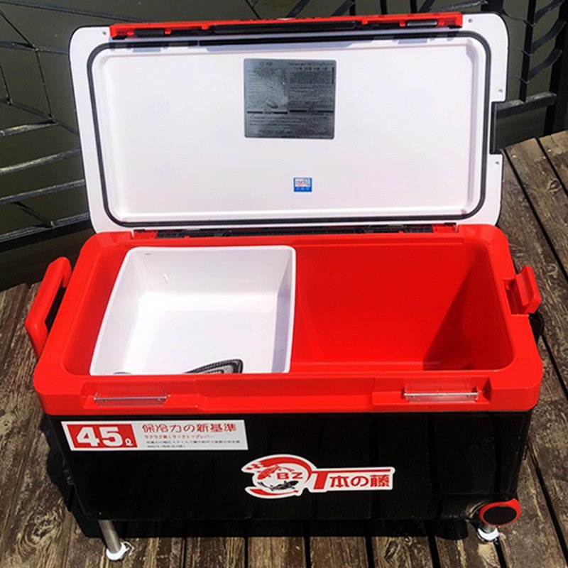 45-litre large-capacity fishing box, four-leg up and down